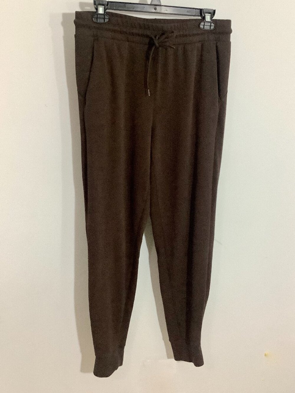 Brown Joggers Danskin Medium Weekend Casual Comfortable Stretch  Go-To  Pull-on